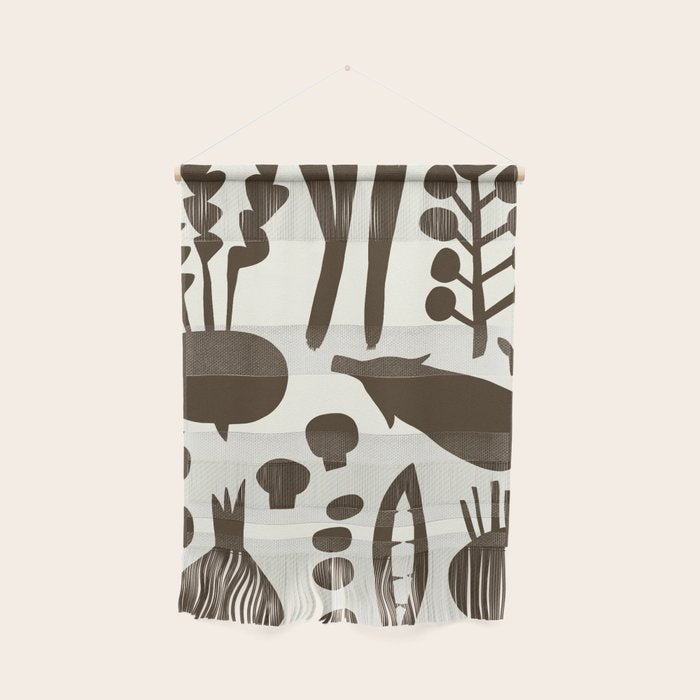 fresh fresh vegetable-black Wall Hanging Gallery Image 1