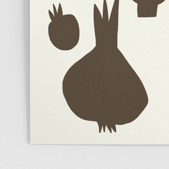 fresh fresh vegetable-black Poster Gallery Image 3