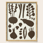 fresh fresh vegetable-black Serving Tray Gallery Image 1