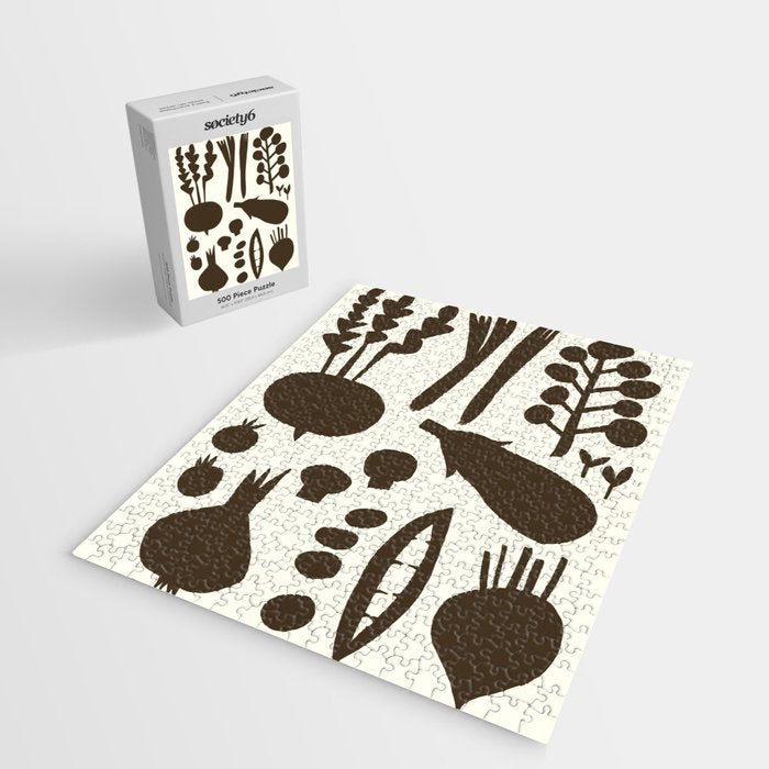 fresh fresh vegetable-black Jigsaw Puzzle Gallery Image 2