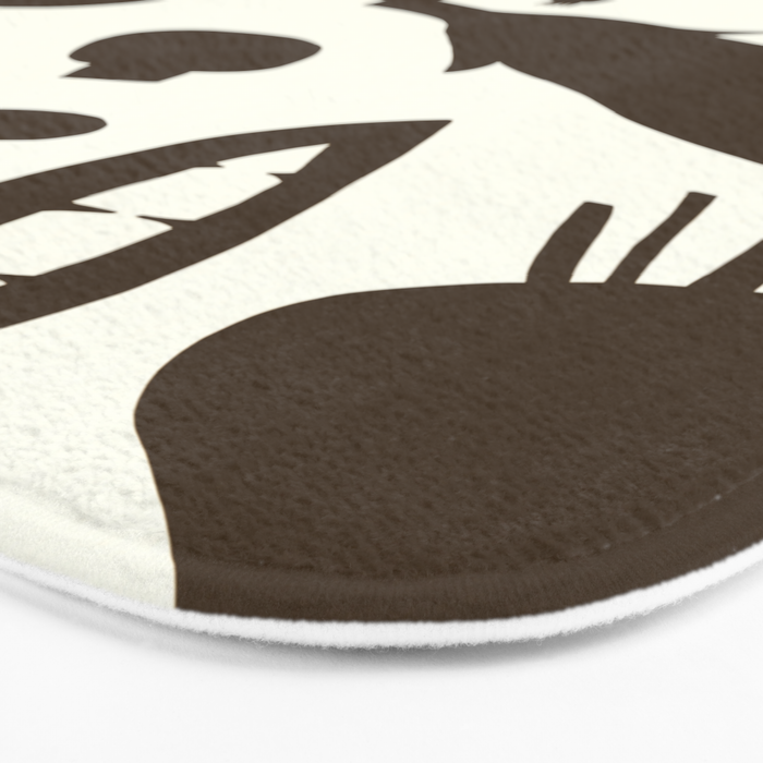 fresh fresh vegetable-black Bath Mat Gallery Image 3