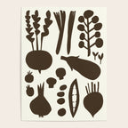 fresh fresh vegetable-black Poster Gallery Image 4
