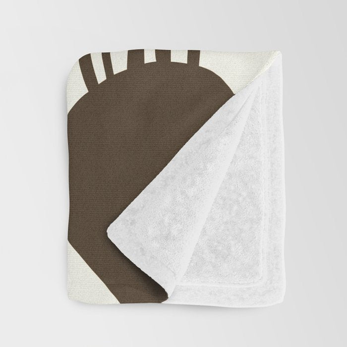 fresh fresh vegetable-black Throw Blanket Gallery Image 3