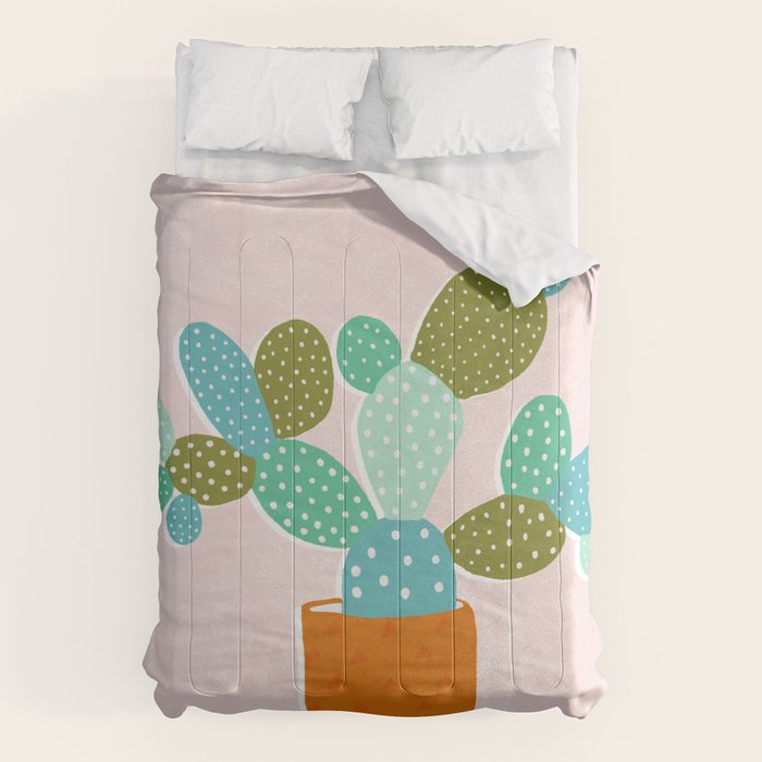 modern cacti Comforter Gallery Image 1
