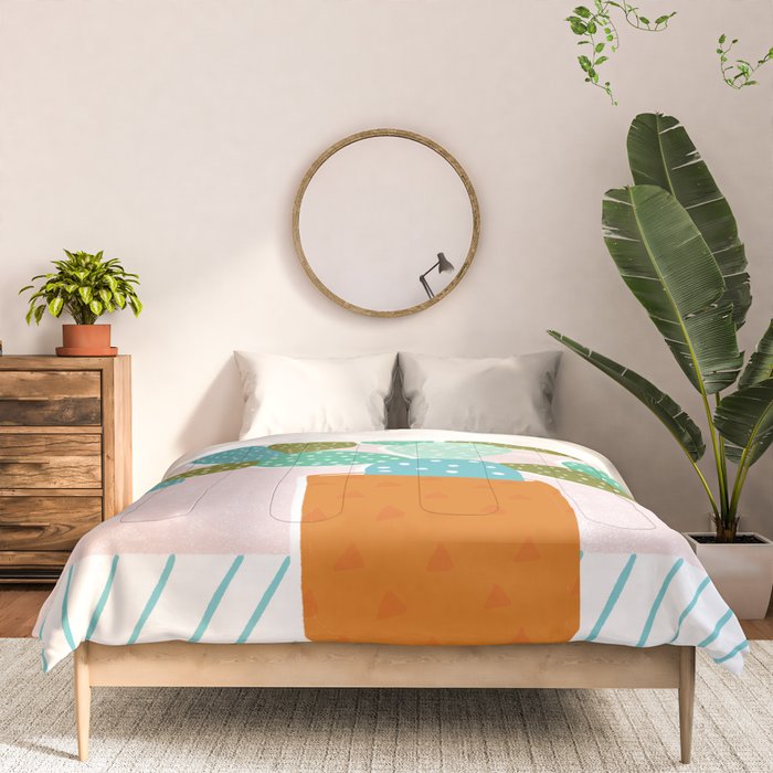 modern cacti Comforter Gallery Image 3