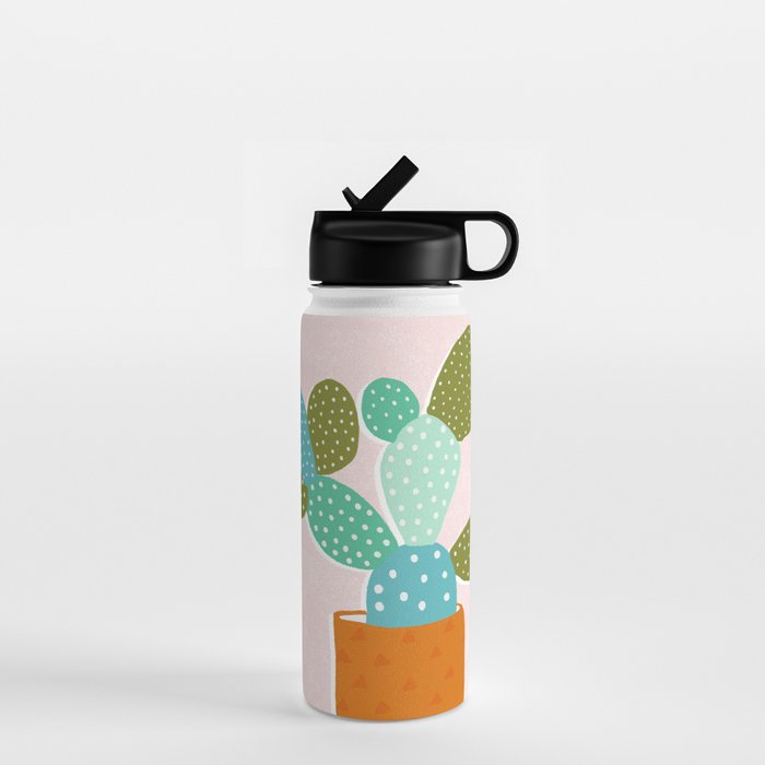modern cacti Water Bottle Gallery Image 1