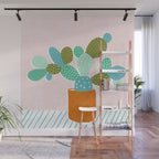 modern cacti Wall Mural Gallery Image 1