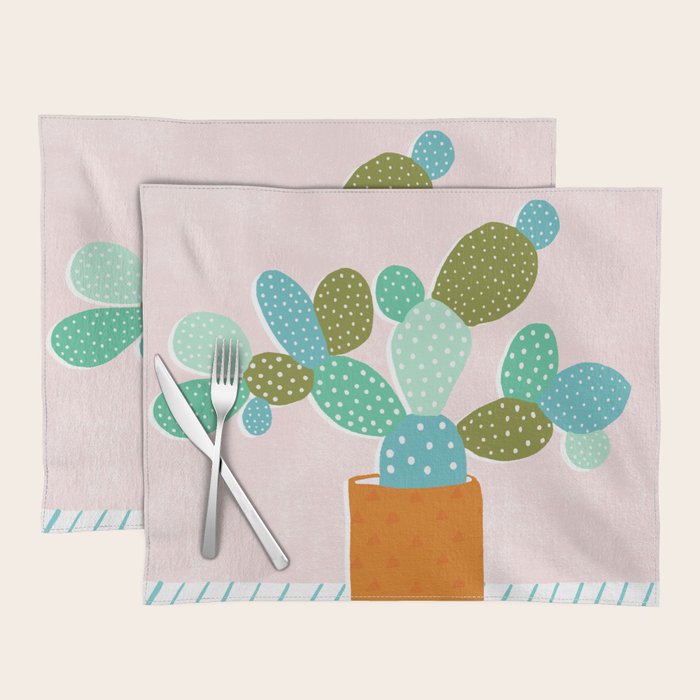 Modern Cacti Placemat Gallery Image 1
