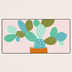 modern cacti Desk Mat Gallery Image 3