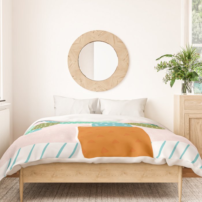 modern cacti Duvet Cover Gallery Image 3