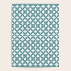 Starry Art Deco Pattern XI Teal Green Poster Gallery Image 4