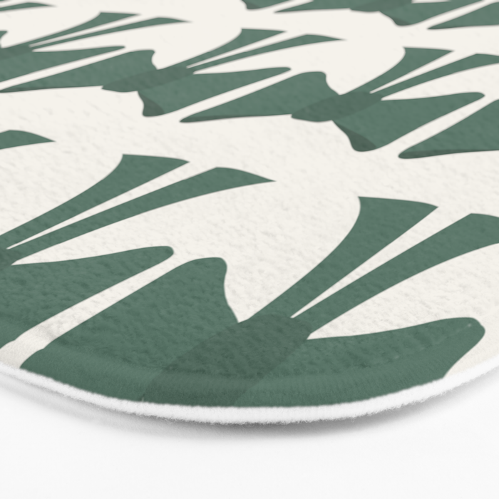 Vintage Bows IV Green Bath Mat Gallery Image 3