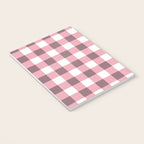 Dusty Pink Gingham Check Notebook Gallery Image 3