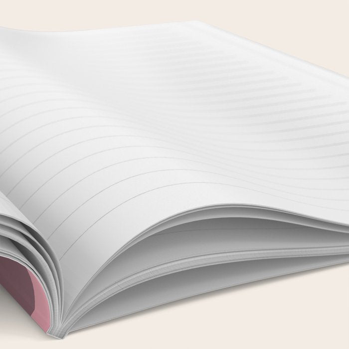 Dusty Pink Gingham Check Notebook Gallery Image 2