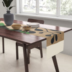 Modern Abstract Vases with Plant 1 Table Runner Gallery Image 2