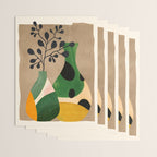 Modern Abstract Vases with Plant 1 Wrapping Paper Gallery Image 3