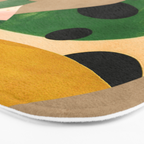 Modern Abstract Vases with Plant 1 Bath Mat Gallery Image 3