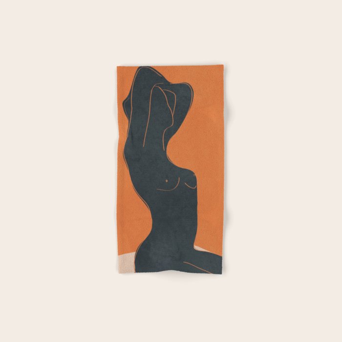 Abstract Nude IV Bath Towel Gallery Image 1