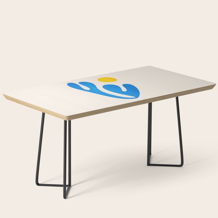 Blue Leaf & Sun: Matisse Paper Cutouts I Coffee Table Gallery Image 1