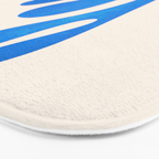 Blue Leaf & Sun: Matisse Paper Cutouts I Bath Mat Gallery Image 3