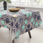 Mosaic moroccan tile B Tablecloth Gallery Image 3