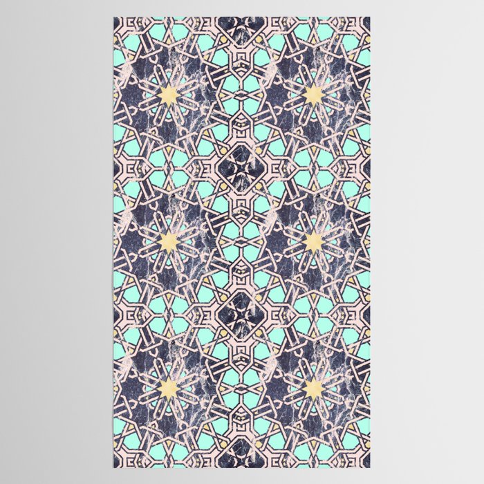 Mosaic moroccan tile B Tablecloth Gallery Image 2