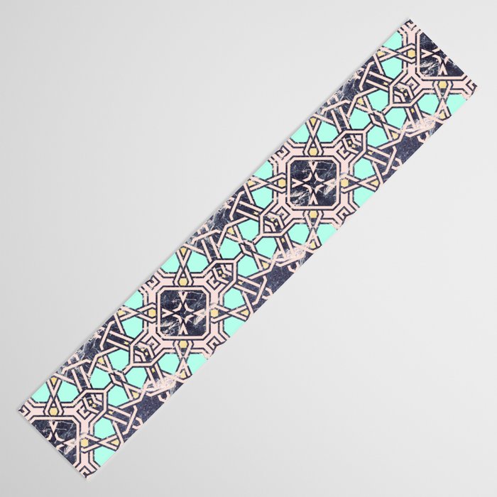Mosaic moroccan tile B Table Runner Gallery Image 3