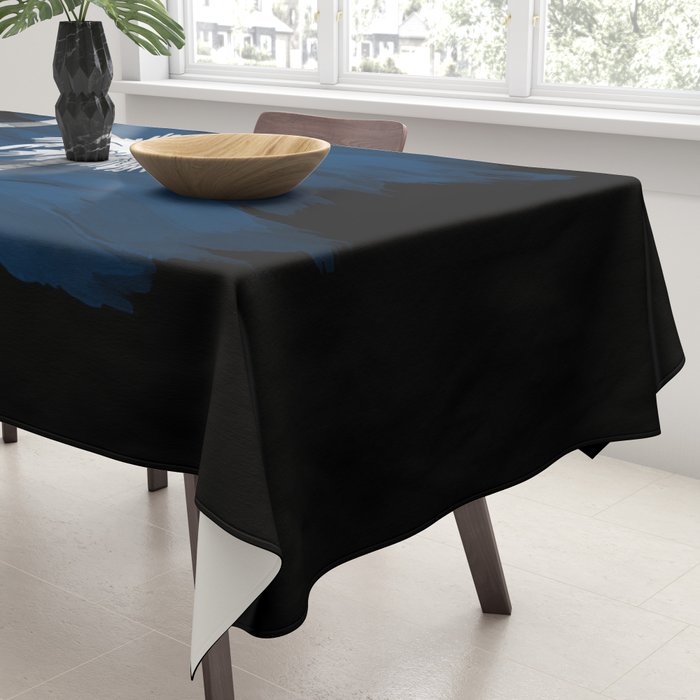 South Carolina state flag brush stroke, South Carolina flag background Tablecloth Gallery Image 3