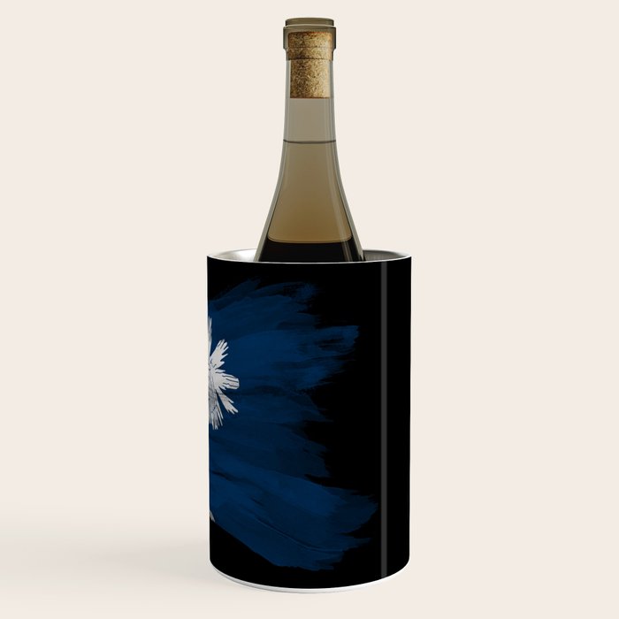 South Carolina state flag brush stroke, South Carolina flag background Wine Chiller Gallery Image 3