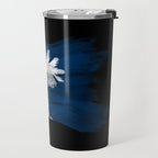 South Carolina state flag brush stroke, South Carolina flag background Travel Mug Gallery Image 2