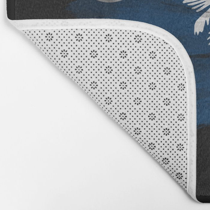 South Carolina state flag brush stroke, South Carolina flag background Bath Mat Gallery Image 2