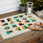 Shape of thoughts Outdoor Rug Gallery Image 2