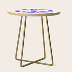 peace, blue & pink Side Table Gallery Image 1