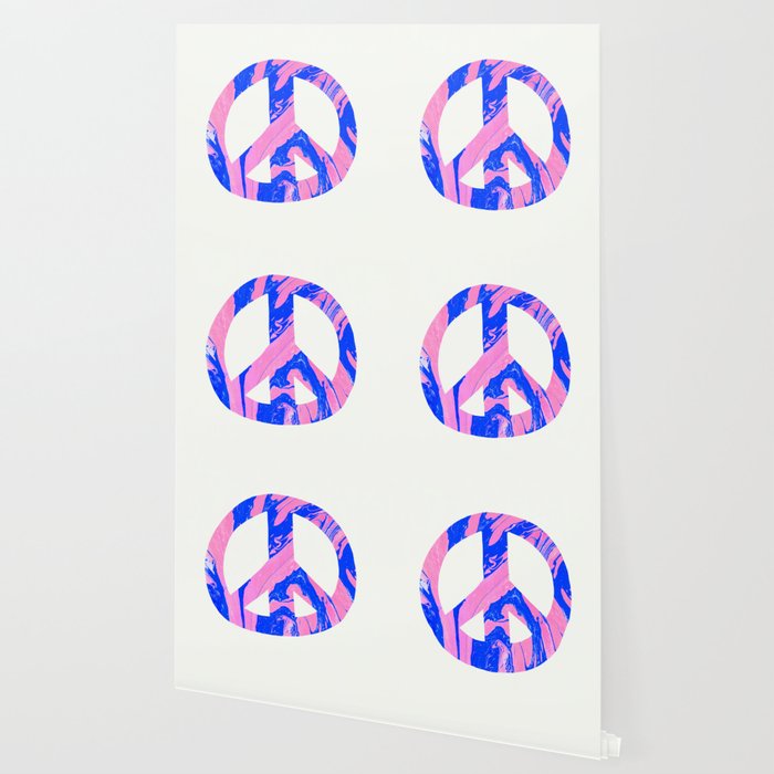 peace, blue & pink Wallpaper Gallery Image 2