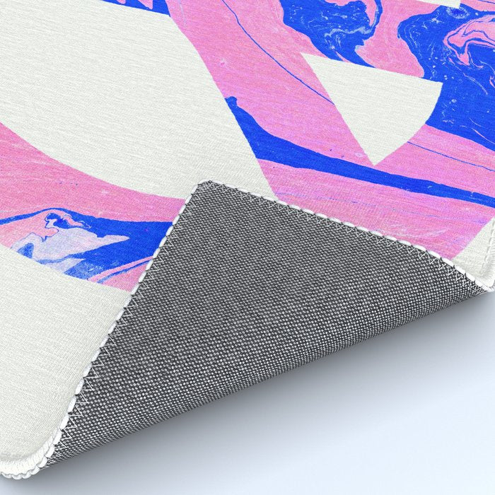 peace, blue & pink Rug Gallery Image 4