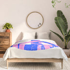 peace, blue & pink Comforter Gallery Image 3