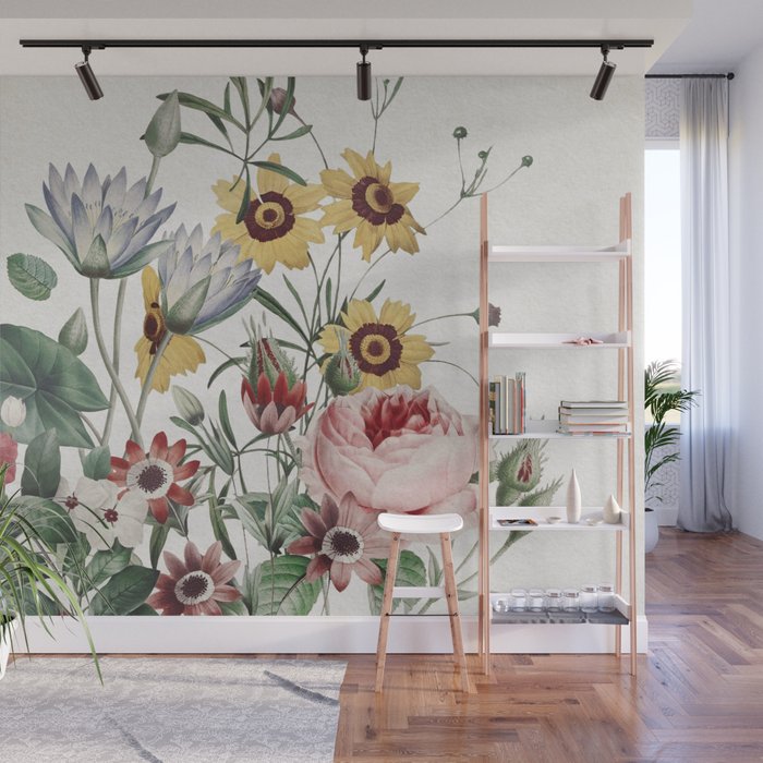 Romantic Garden Wall Mural Gallery Image 1