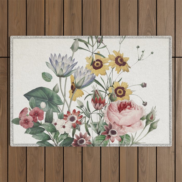 Romantic Garden Outdoor Rug Gallery Image 1