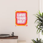 Love Yourself retro type Poster Gallery Image 2