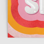 Love Yourself retro type Poster Gallery Image 3
