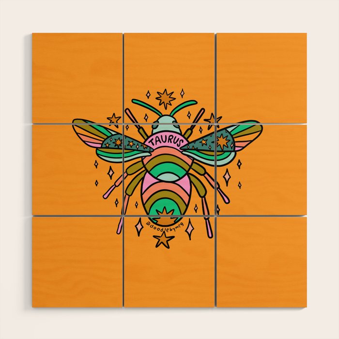 Taurus Bumblebee Wood Wall Art Gallery Image 1