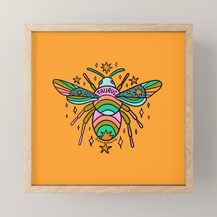 Taurus Bumblebee Mini Art Print Gallery Image 1