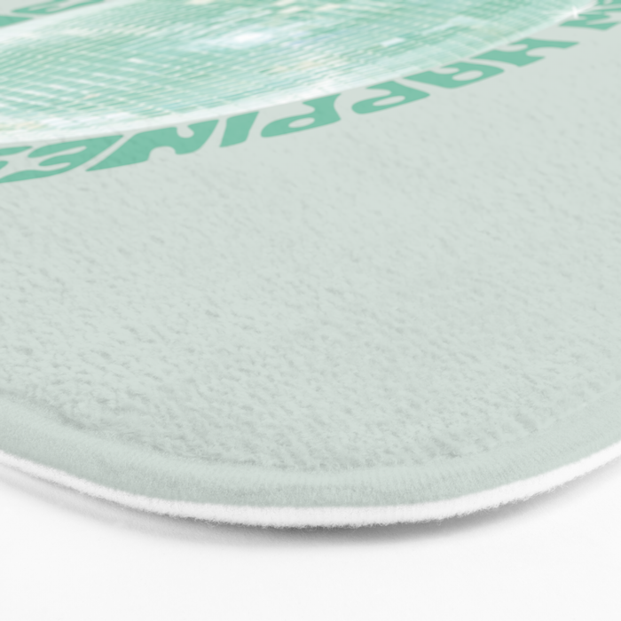 Happiness Is The True Measure of Success in Mint Bath Mat Gallery Image 3