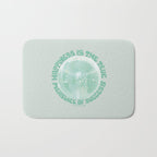 Happiness Is The True Measure of Success in Mint Bath Mat Gallery Image 1