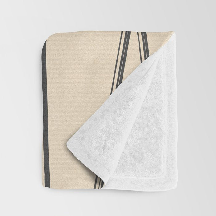 Minimal Skis 2 Throw Blanket Gallery Image 3