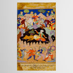 Sleeping in the hidden cave Islamic Antique Art  Tablecloth Gallery Image 2