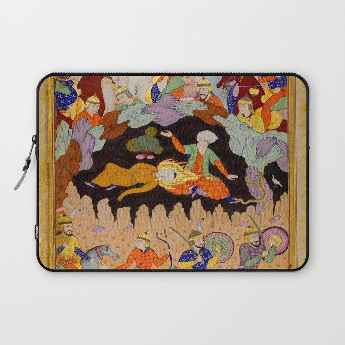 Sleeping in the hidden cave Islamic Antique Art  Laptop Sleeve Gallery Image 1