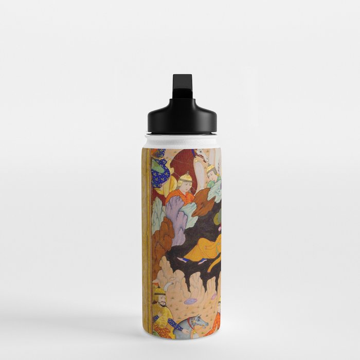 Sleeping in the hidden cave Islamic Antique Art  Water Bottle Gallery Image 3