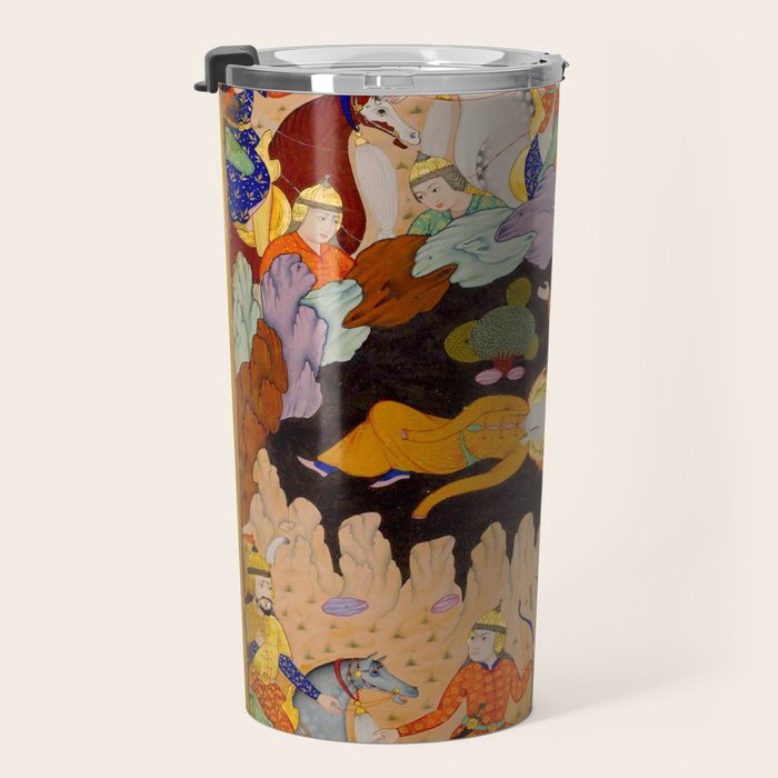 Sleeping in the hidden cave Islamic Antique Art  Travel Mug Gallery Image 3