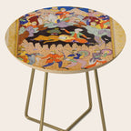 Sleeping in the hidden cave Islamic Antique Art  Side Table Gallery Image 2